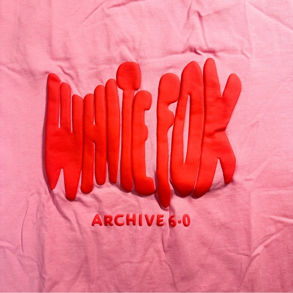 White Fox Archive 6.0 Pink T-shirt / Graphic Tee - Picture 4 of 6
